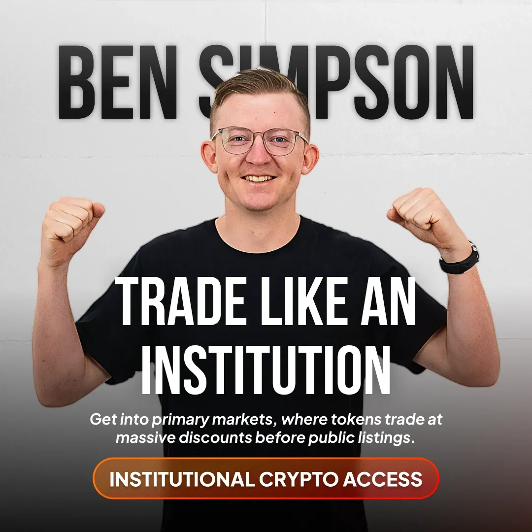 Ad: Ben Simpson, trade like an institution