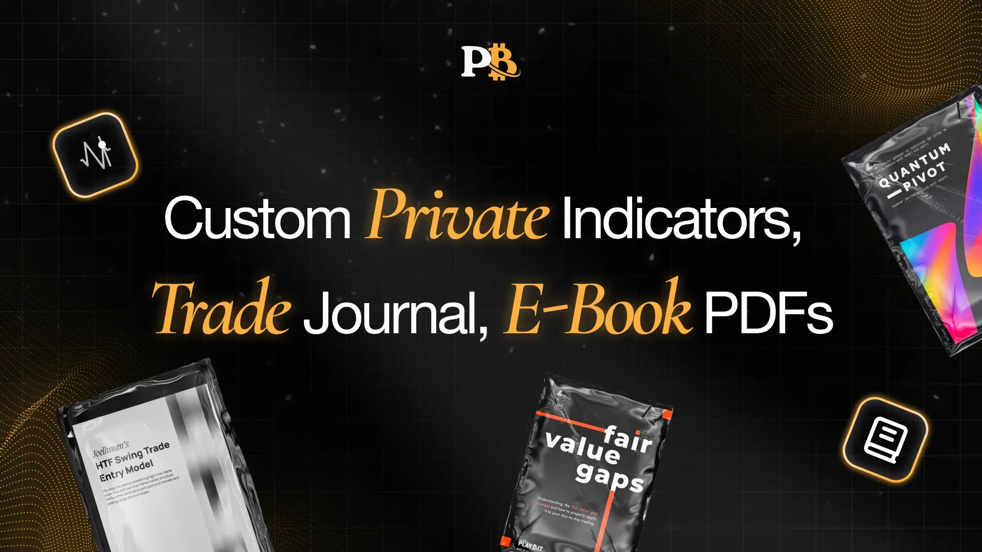 Gallery image: custom private indicators, trade journal and e-book PDFs
