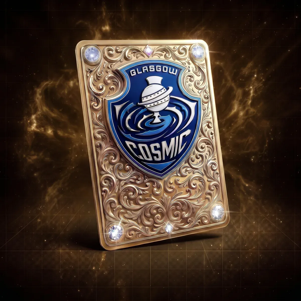 Glasgow Cosmic gold card, revealed