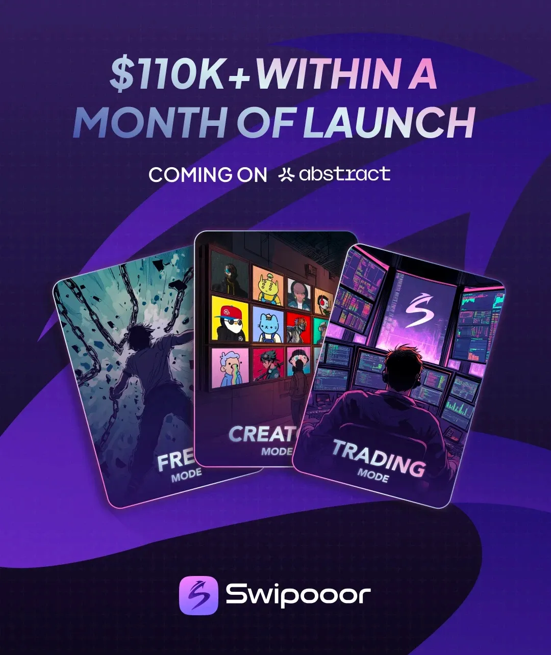 Swipooor launch poster