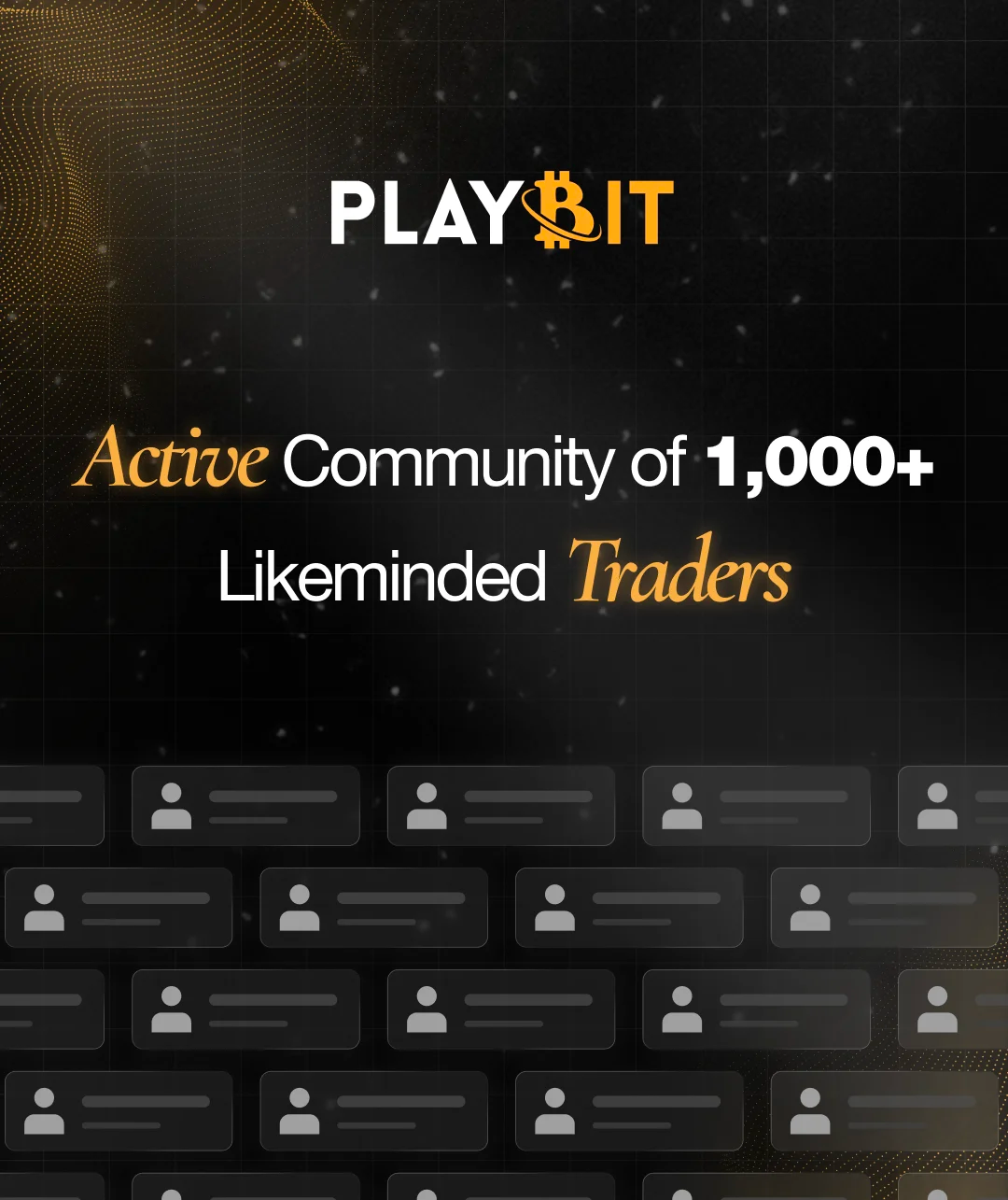 Playbit community poster